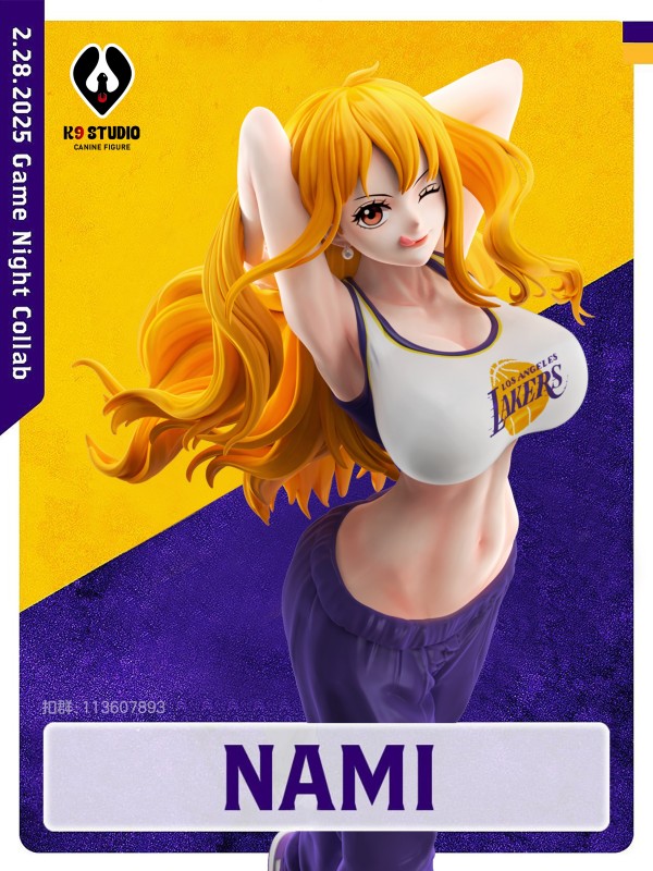 K9 Studio One Piece Straw Hat Basketball Team Nami Hot Sexy 1/6 Statue